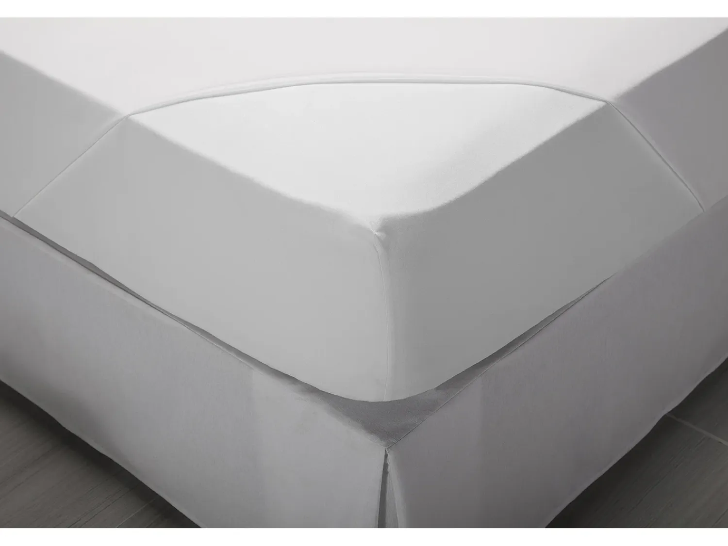 PIKOLIN Ropa De Cama^Sábana bajera 90x200cm| HOME| Algodón| Percal| Extrasuave Blanco