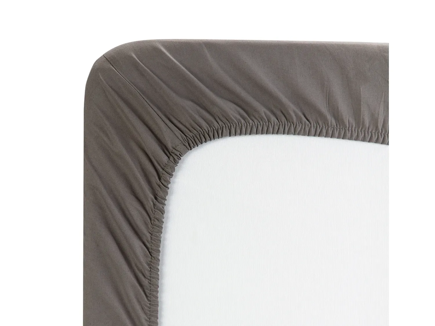 Outlet PIKOLIN Sábana bajera 105x200cm| HOME| Algodón| Ajustable| 140 hilos Gris