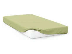 Soleil d'ocre Sábana bebé en JERSEY 60x120 cm Verde