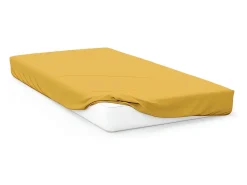 Sábana bebé en JERSEY 60x120 cm amarillo