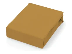 Soleil d'ocre Ropa De Cama^Sábana de algodón 57 hilos 180x290 cm mostaza LISO Amarillo
