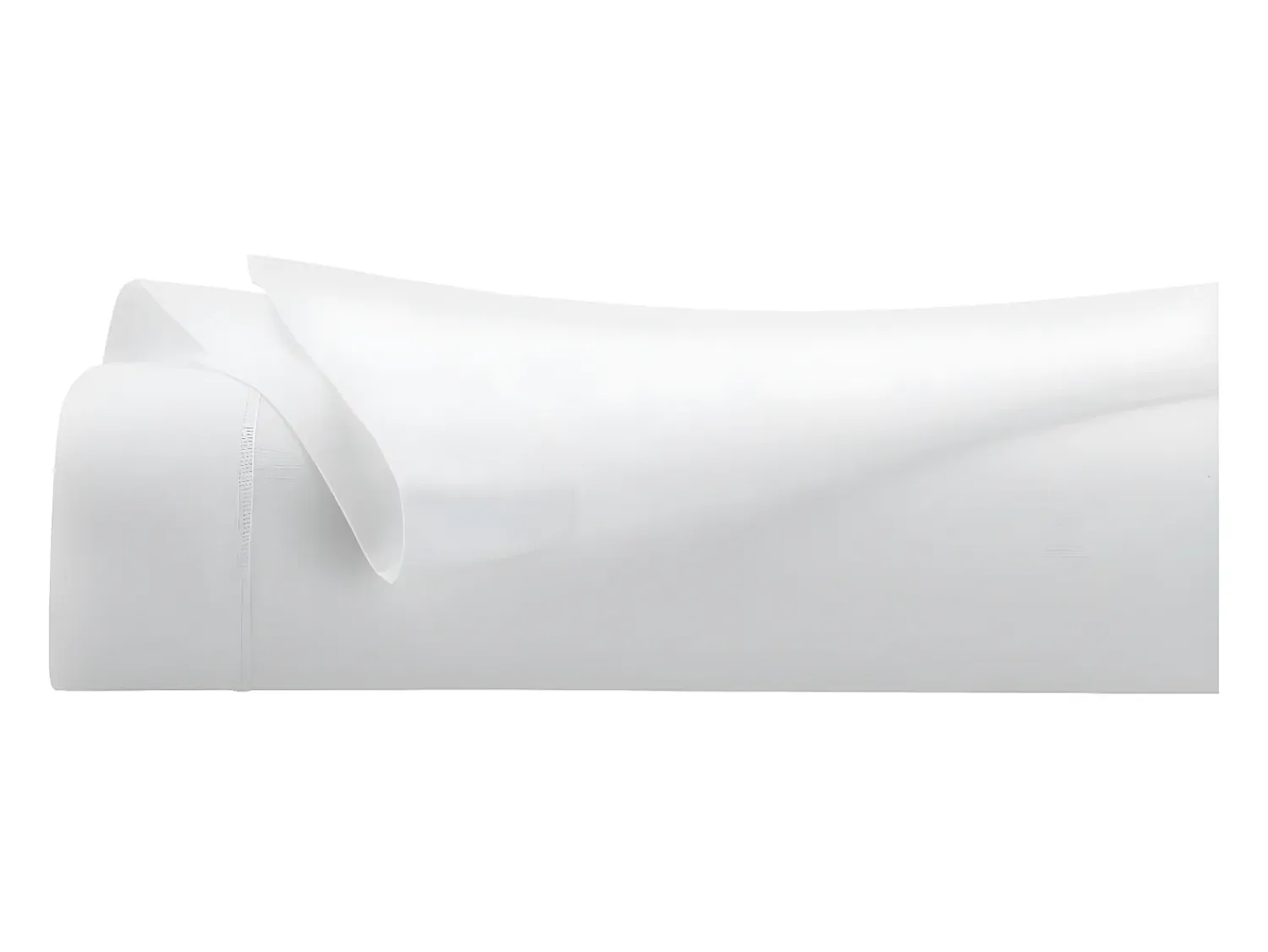 Atmosphera Ropa De Cama^Sábana encimera algodón blanc 90x190cm Blanco