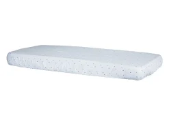 Hot Sauthon Sábanas ajustables 140x70 cm de algodón orgánico Blanco