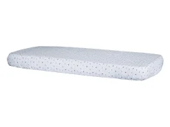 Sábanas ajustables 140x70 cm de algodón orgánico blanco