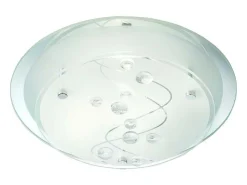 Searchlight 1 ljust spoltak ljus frostat mnstrat spegelglas med klara prlor, E27