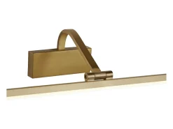 Searchlight Integrerad LED 1 Ljus Bild Vgglampa Borstat guld