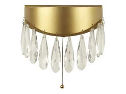 Aplique Para Pared^Searchlight JewelLED vägglampa, guld, kristall 4000K Transparente