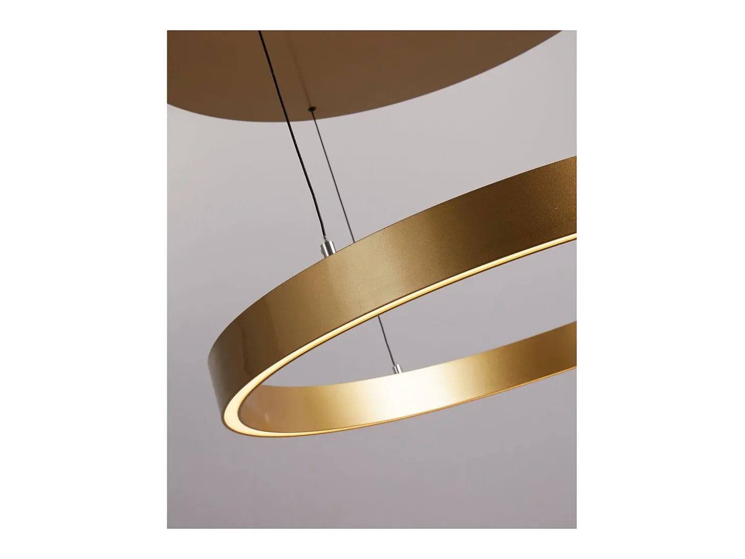 Searchlight Layla Colgante Gesture Control Oro, Acrílico Ópalo