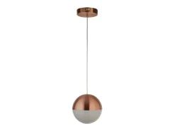 Online Searchlight Marbles Lámpara colgante LED de cobre, pantalla de hielo triturado Cobrizo