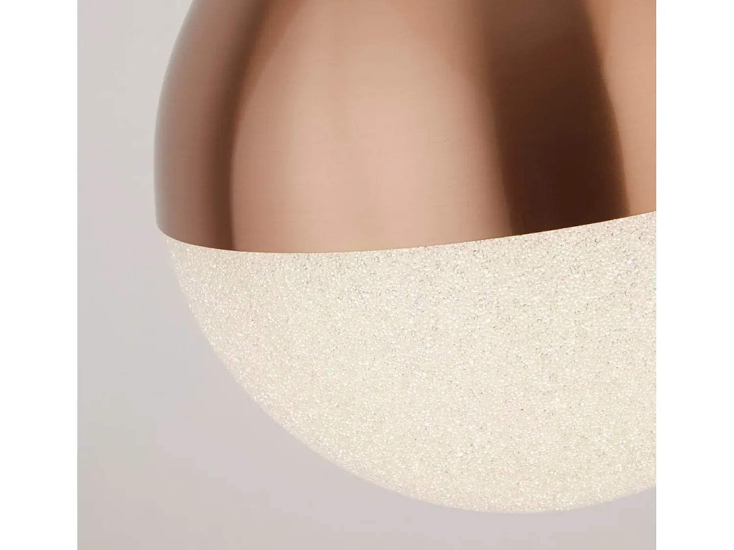 Online Searchlight Marbles Lámpara colgante LED de cobre, pantalla de hielo triturado Cobrizo