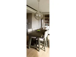 Discount Searchlight Orbit 4 ljus sfrisk bur takhnge antik mssing, E14 Camel