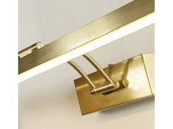 Searchlight Rhodes Lámpara para cuadros de 60 cm, metal de latón satinado
