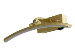 Discount Searchlight Santorini Lámpara para cuadros de 40 cm, latón satinado, metal cepillado Camel