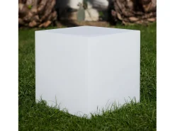 Clearance Lumisky Sector cúbico iluminado H40CM CARRY Blanco