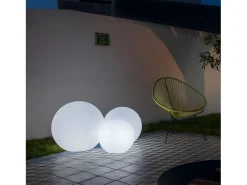 Lumisky Iluminación Exterior^Sector de bola de luz D60CM BOBBY Blanco