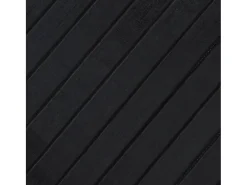 Senad Alfombra rectangular bambú negro 80x300 cm