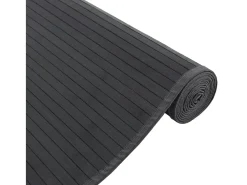 Garden Furniture Alfombra De Salón^Senad Alfombra rectangular bambú 80x200 cm Negro