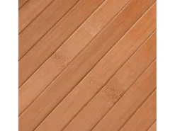 Senad Alfombra rectangular bambú color natural 80x300 cm