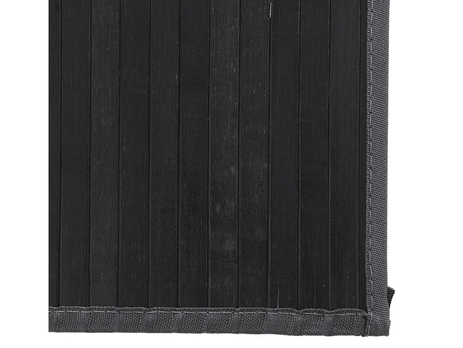 Garden Furniture Alfombra De Salón^Senad Alfombra rectangular bambú 80x500 cm Negro