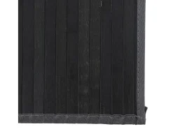 New Garden Furniture Senad Alfombra rectangular bambú 80x100 cm Negro
