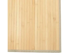 Sale Garden Furniture Senad Alfombra rectangular bambú color natural claro 80x300 cm Beige