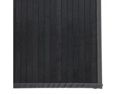 Senad Alfombra rectangular bambú gris 60x300 cm