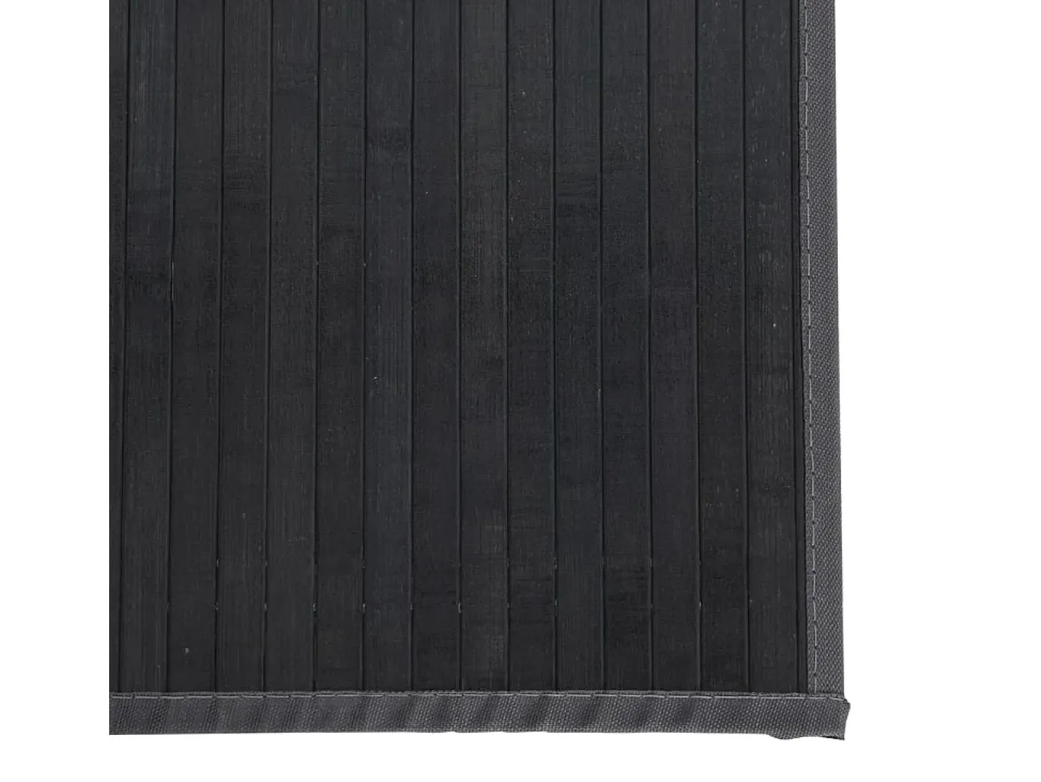 Senad Alfombra rectangular bambú gris 60x300 cm