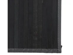 Garden Furniture Alfombra De Salón^Senad Alfombra rectangular bambú 80x400 cm Negro