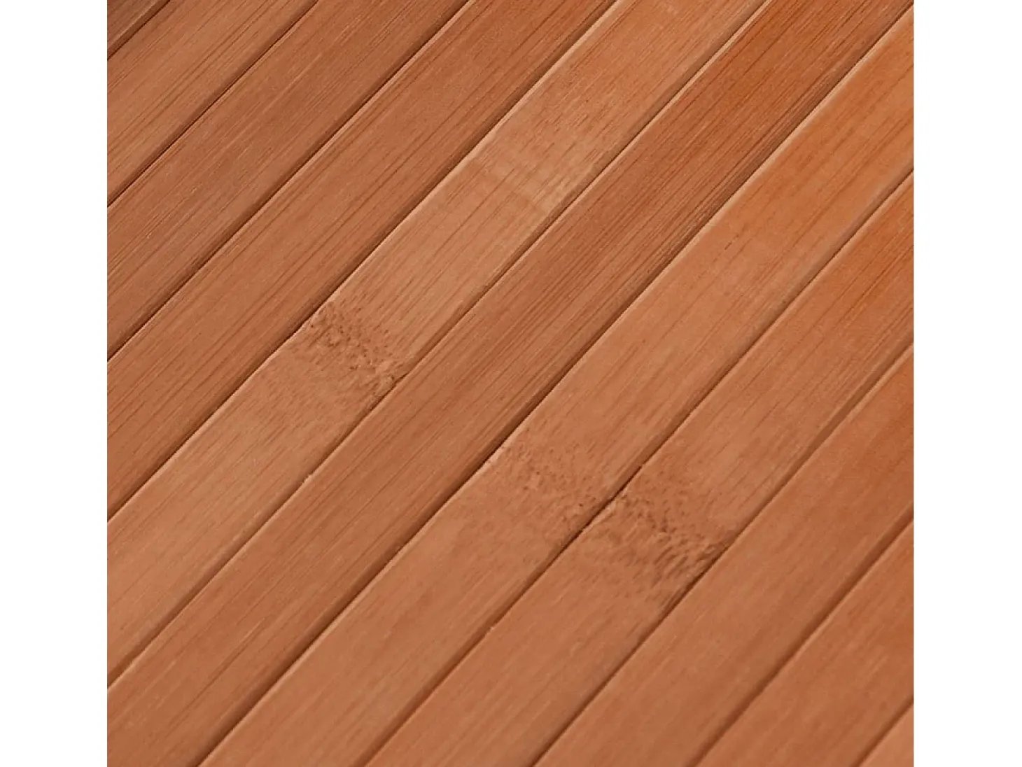 Senad Alfombra rectangular bambú marrón 60x300 cm