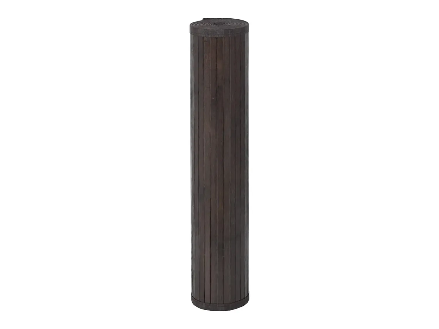 Discount Garden Furniture Senad Alfombra rectangular bambú marrón oscuro 100x400 cm Marru00f3n