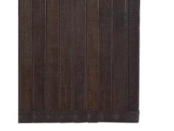 Discount Garden Furniture Senad Alfombra rectangular bambú marrón oscuro 100x400 cm Marru00f3n