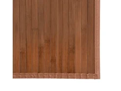Clearance Garden Furniture Senad Alfombra rectangular bambú marrón 80x100 cm Marru00f3n