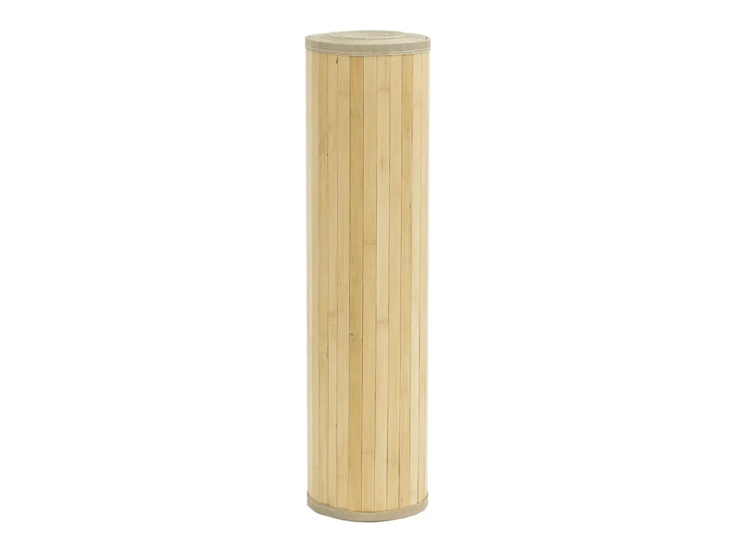 Outlet Garden Furniture Senad Alfombra rectangular bambú color natural claro 70x300 cm Beige