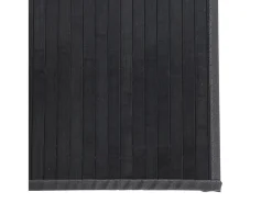 Garden Furniture Alfombra De Salón^Senad Alfombra rectangular bambú 100x400 cm Gris