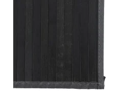 Garden Furniture Alfombra De Salón^Senad Alfombra rectangular bambú 80x500 cm Gris