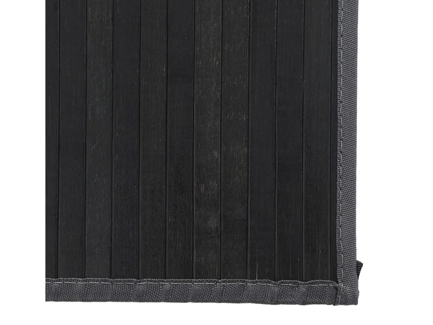 Garden Furniture Alfombra De Salón^Senad Alfombra rectangular bambú 80x500 cm Gris