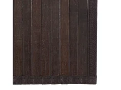 Discount Garden Furniture Senad Alfombra rectangular bambú marrón oscuro 60x100 cm Marru00f3n
