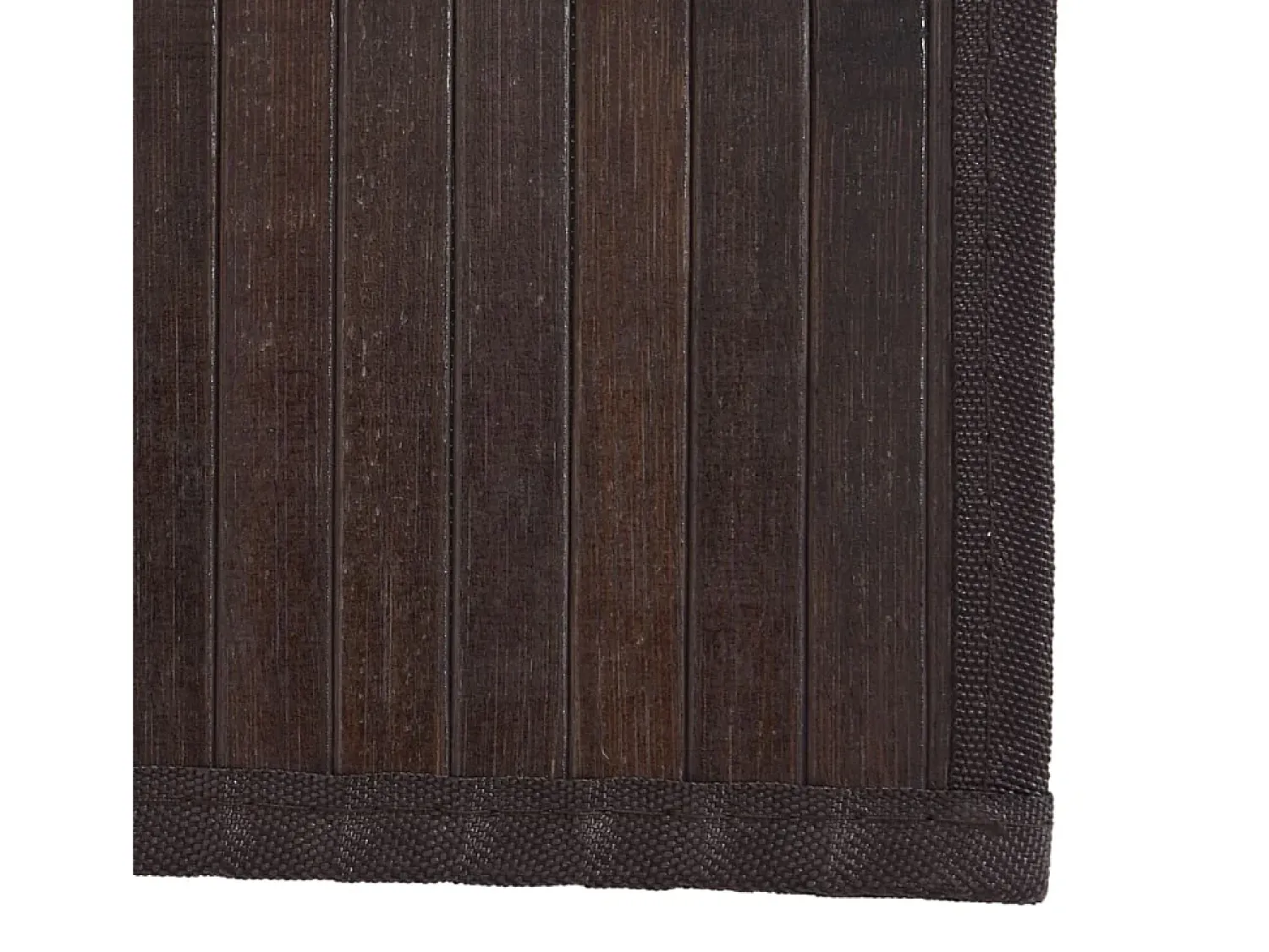 Garden Furniture Alfombra De Salón^Senad Alfombra rectangular bambú marrón oscuro 80x100 cm Color natural oscuro