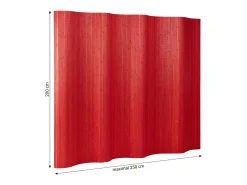 Biombo^Separador de ambiente 200x250x0,3 cm Rojo