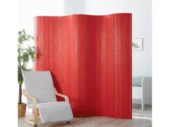 Biombo^Separador de ambiente 200x250x0,3 cm Rojo