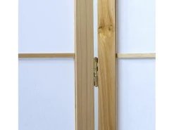 Best Separador de ambiente 176x2.2x175 cm madera blanca patrón de bambú Verde