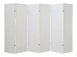 Separador de ambiente 175x264x2.2 cm blanco Shoji