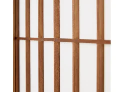 Separador de ambiente 220x175x2,2 cm marrón Shoji