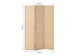 Separador de ambiente 120x170x2 cm Madera natural