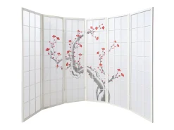 Clearance Separador de ambientes 179 cm blanco Rojo / Blanco