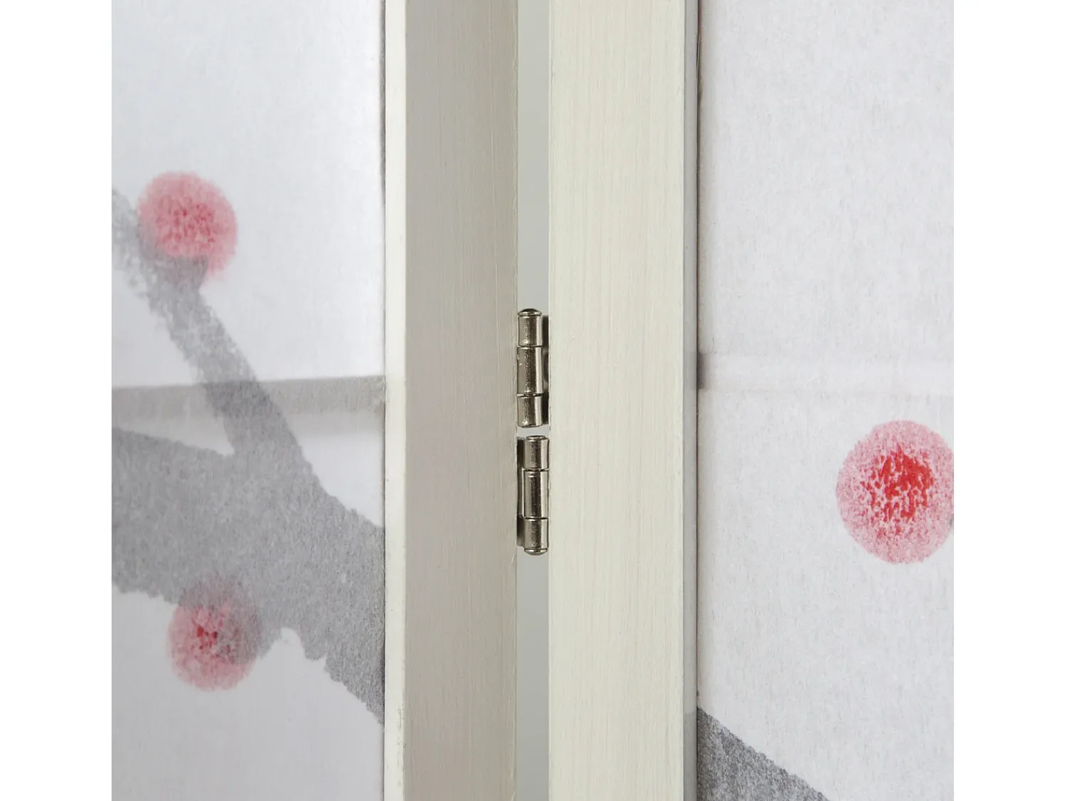 Clearance Separador de ambientes 179 cm blanco Rojo / Blanco