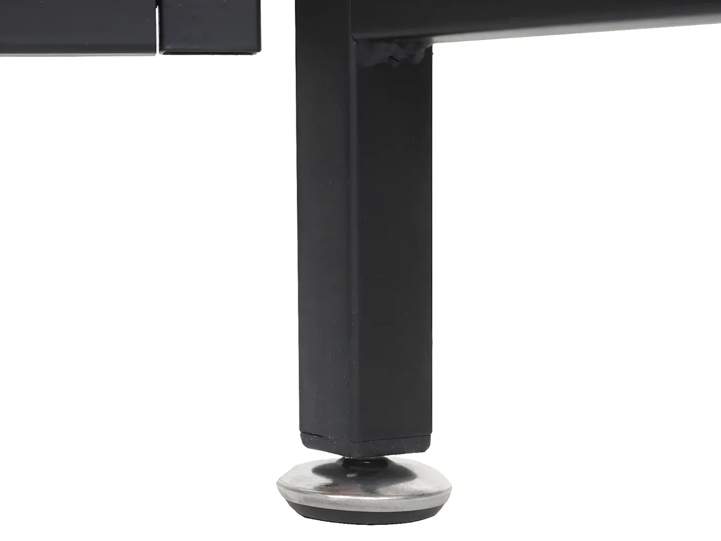 Separador de ambientes con jardinera MCW-L32, marco negro, color natural