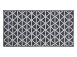 New Garden Furniture Seran Alfombra de exterior ARAKIL negra 190x290 cm PP Negro