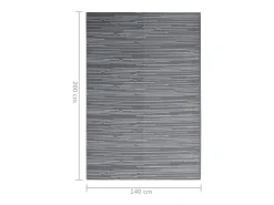 Clearance Garden Furniture Seran Alfombra de exterior ARAKIL antracita 140x200 cm PP Gris antracita
