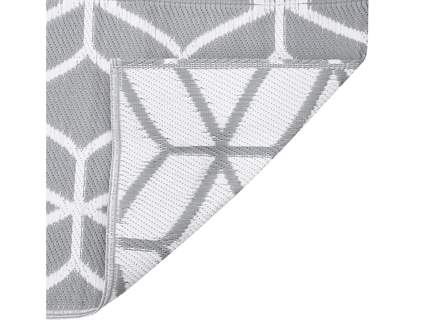 Garden Furniture Alfombra De Exterior^Seran Alfombra de exterior ARAKIL 80x250 cm PP Gris